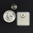 American Flag Pledge Allegiance Laminated Usps Postage Stamp Pin Pinback  50853