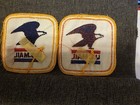 Vintage Usps Postal Carrier Embroidered Uniform Patchs  1 Red Back  1 Blue Back