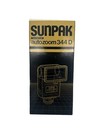 Sunpak 344d Auto Zoom Shoe Mount Flash For Nikon Pentax Cameras 650-366 New Os
