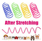 40 Pcs Cat Spring Toys - Colorful Plastic Coils For Fun   Interactive Play - New
