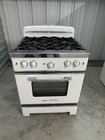 Big Chill Set Refrigerator And Range  Classic White 1 Year Part Warranty   Mint