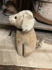 Early Cloth Doggy Straw Stuffed
