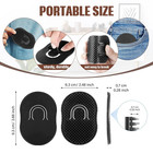 12 Packs Hand Combs Pocket Brush Finger Palm Combs For Men Portable Soft Pocket