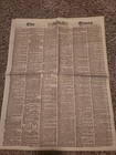 The Times London Antique 1853 Newspaper Complete Original May 16th Ephemera