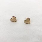 Kate Spade Take Heart Multi Color Gold Stud Earrings
