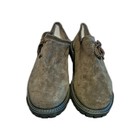 Tracht Lederhosen Shoes Mens  Brown Suede Size 44 Oktoberfest German Euc