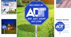 Adt Heavy-duty Aluminum Security Yard Sign With Stake  Weather Resistant