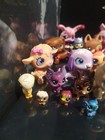 My Little Pet Shop Lps Mixed Lot Of 35 Figures 3  Cats Dogs Mini Parrot Lady Doe