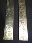 Pair Of Chinese Silvered Scroll Weights