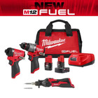 M12 Fuel 12v Brushless Cordless Hammer Drill And Impact Driver Combo Kit  2-tool