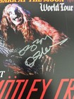 Ozzy Osbourne Bark At The Moon World Tour    84 Autographed Poster
