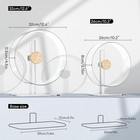 Hamster Wheel Silent 12 5inch  Acrylic Hamster Exercise Wheel With Stable Adjust