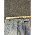 Levi s Midi Shorts Girls Size 16 Blue Ramie Cotton Light Wash Denim Stretch