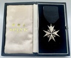 German Order Of St  John Knight Commander Cross Medal   2 Pins     Spink Boxed