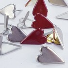 20 Country Hearts Brads 2 Colors Heart Embellishments Cardmaking Junk Journals