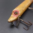 Antique Heddon Vamp Early Vampire Minnow Fishing Lure Glass Eyes Dowagiac