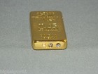 Ultra Thin Gold Bar Shaped Sophisticated Butane Lighter 999 9 Usa Stock   Ship