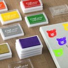 15 Vibrant Colors Ink Pads For Stamps  Olulu Craft Ink Pad Set  Stamp Ink Pad