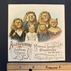 Allen   Ginter Lion Family Card Anthropomorphic Cats Richmond Straight Cut No 1