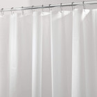 Clawfoot Tub Shower Curtain 108x72 Inch White Liner All Warp Around Extra Wide 2