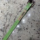 Nocona Green Leather Belt Sparkling Rhinestones Sz 26 