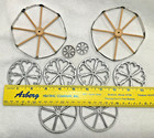 Assorted Size Lead Wagon Type Wheels For Craft Projects 
