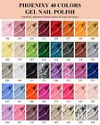 Phoenixy 61 Pcs Gel Nail Polish Kit With U V Light  40 Colors Gel Nail Polish   