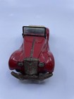 Vintage 1962 Bandai Tin Friction Red Roadster Convertible