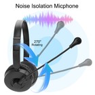 Us Trucker Headset Wireless Bluetooth 5 0 Noise Cancelling Mic For Phones Pc