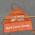 The Home Depot Kids Workshop Apron One Size Orange Build Learn Create New
