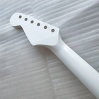 Discount White Gloss Electric Guitar Neck Part 22fret Maple Fingerboard