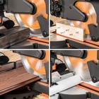 Evolution R255sms   Single Bevel Sliding Miter Saw With 10 In  Multi-material Cu