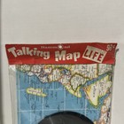 Vintage Hammond Talking Map International World Map 50   x 33    W record  new 
