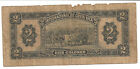 Banknote Costa Rica 2 Colones Two 1931  mona Lisa  Currency Money Note P 167 Rrr