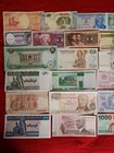      Mixed Lot 20 Different World Paper Money Banknotes  Foreign  Unc Free Shippin