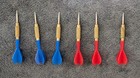 Vintage Desktop Dart Board With 6 Metal Tip Darts  Includes Original Box New
