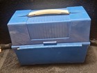 Rare Vintage Blue Popeye Dome Style Lunch Box No Thermos Lunchbox