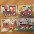 Melissa   Doug Wooden Jigsaw Puzzle Set Of 4 Vehicles New