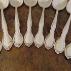 Is Moonlight Set Of 8 Oval Soup Spoons Rogers Vintage Silverplate Flatware Lot D