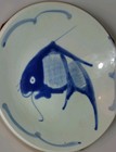 6 Vtg Koi Fish Bowls 6 5    Blue White Beautiful Hand Painted China Medicine Bowls
