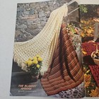 Brunswick Afghans Volume 821  Crochet Fresh Designs 1982 Signal Flags Snowdrift