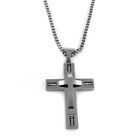 Stainless Steel Cross Necklace Mens And Womens 2 4mm 24  Silver Box Chain 