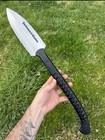 21   Spear Sword  Handmade High Carbon Steel Blade  Battle-ready With Sheath 