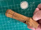 Vintage Alto teble Kung Turned Wood Head Joint Made In Switzerland Lovely Grain