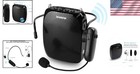 Wireless Voice Amplifier For Teachers With Microphones Portable Battery