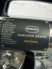 Vintage Hamilton Beach Scovill Chrome 10 Speed Stand Mixer Bowls Model 25 Works 
