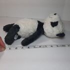 Jellycat Tuffet Panda Soft Cuddly Plush Charcoal And White Panda Bear Sitting