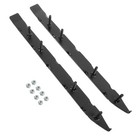 Bottom Line 4  Dual Runner Carbides For Arctic Cat Many 2002-2023 Snowmobiles