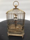 Old Chinese Copper Handmade Birdcage European Style Mechanical Clock