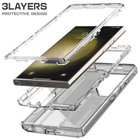 For Samsung Galaxy S23 Ultra Transparent Hard Case Protective Rugged Slim Cover